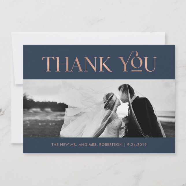 Art Deco Faux Ro Guld på flottan | Photo Tack (Framsida)