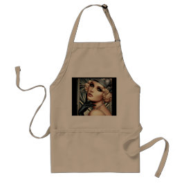 Art Deco Femme Fatale Apron Förkläde
