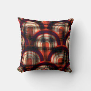 Art Deco-femtedelar gör Retro-Abstrakt konst Kudde