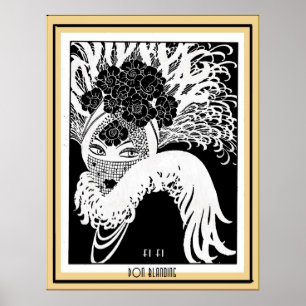 Art Deco "Fi FI" Don Banding Art Poster