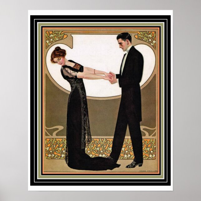 Art Deco "First Dance" Poster 16 x 20 (Framsidan)