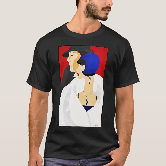 Art Deco Fisher/Robinson T Shirt (Framsida)