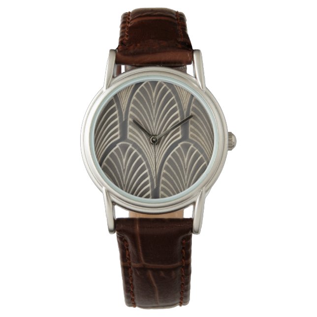 Art Deco Fläkt Inspired Watch Armbandsur (Framsida)