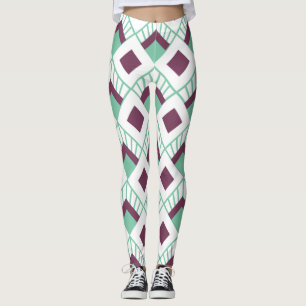 Art Deco Fläkt Leggings