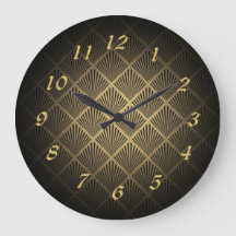 Art Deco Fläkt Mönster