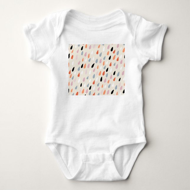 Art Deco Flowers: Modern sömlös T Shirt (Framsida)
