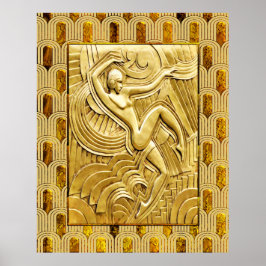 Art Deco Follies Bergere - Maurice Pico Poster. Poster