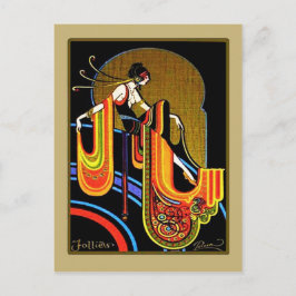 Art Deco "Follies" Vykort