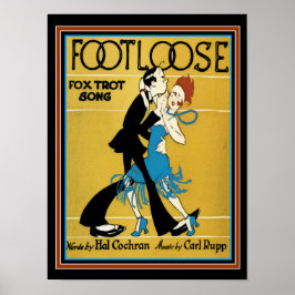 Art Deco "Footless" Lakan Music Print 12 x 16 Poster