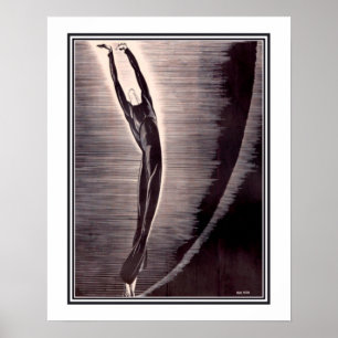 "Art déco för dansare" Poster