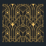 Art Deco för moderna geometriska plattor Poster<br><div class="desc">Vintage moderna geometriska plattor mönster. Abstrakt art deco - sömlös lyxbakgrund. Vintagen är modern i geometrisk lyx. Art Deco-drömmar förverkligade. Moderna geometriska plattor, abstraktens lyx. Vintage art deco touch. deco, bakgrund, mönster, abstrakt, illustration, struktur, dekor, mode, vintage, guld, vit, retro, linje, sömlös, geometrisk, lyx, väv, prydnadsföremål, modern form</div>