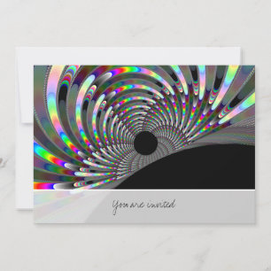 Art Deco Fractal Inbjudningar
