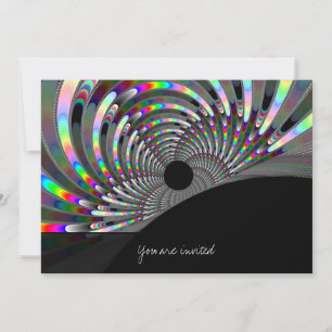 Art Deco Fractal Inbjudningar
