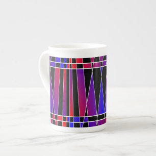Art Deco "Fractured" av Kenneth Yoncich Benporslin Mugg