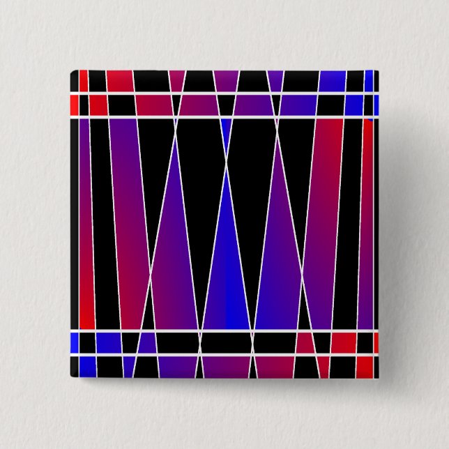 Art Deco "Fractured" av Kenneth Yoncich Knapp (Framsida)