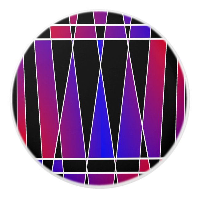 Art Deco "Fractured" av Kenneth Yoncich Knopp (Framsidan)