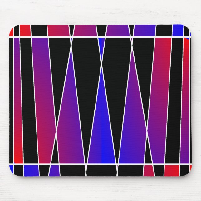 Art Deco "Fractured" av Kenneth Yoncich Musmatta (Framsidan)