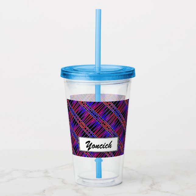 Art Deco "Fractured" av Kenneth Yoncich Take Away Mugg (Framsida)