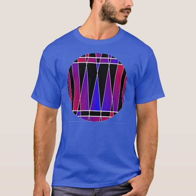 Art Deco "Fractured" av Kenneth Yoncich Tee (Framsida)