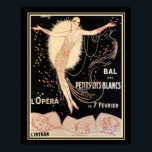 Art Deco Fransk Opera 16 x 20 Skriv ut Poster<br><div class="desc">Petits Lits Blancs Fransk Art Deco Opera Print.</div>