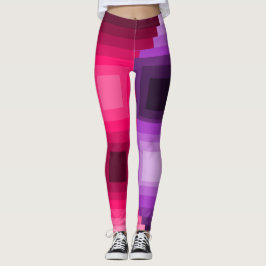 Art Deco-fyrkanter Leggings
