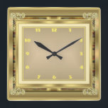 Art Deco Fyrkantig Klocka<br><div class="desc">Underbar utformning. Du kommer att kärlek det som andra. Du kan fritt använda designen för andra produkter eller lägga till text. Tack. Följ mig för mer. Ha en trevlig dag.</div>