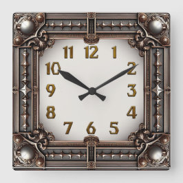 Art Deco Fyrkantig Klocka