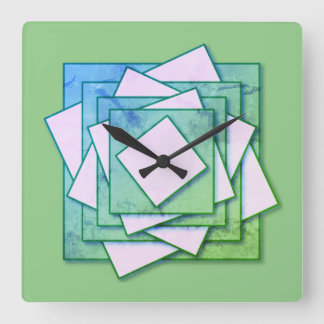 Art Deco Fyrkantig Klocka