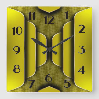 Art Deco Fyrkantig Klocka