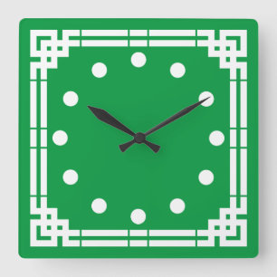 Art Deco Fyrkantig Klocka