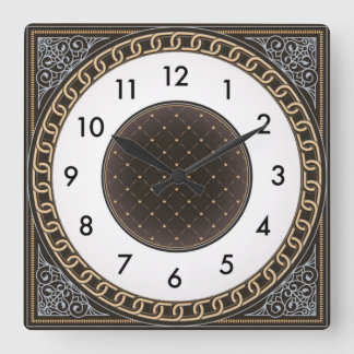 Art Deco Fyrkantig Klocka