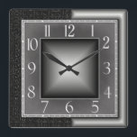 Art Deco Fyrkantig Klocka<br><div class="desc">Underbar utformning. Du kommer att kärlek det som andra. Du kan fritt använda designen för andra produkter eller lägga till text. Följ mig för mer. Tack. Ha en trevlig dag.</div>