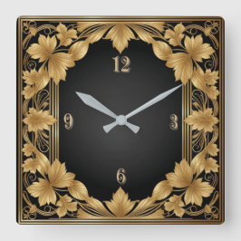Art Deco Fyrkantig Klocka