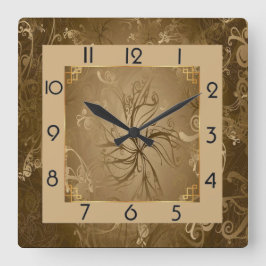 Art Deco Fyrkantig Klocka