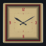 Art Deco Fyrkantig Klocka<br><div class="desc">Underbar utformning. Du kommer att kärlek det som andra. Du kan fritt använda designen för andra produkter eller lägga till text. Följ mig för mer. Tack. Ha en trevlig dag.</div>