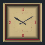 Art Deco Fyrkantig Klocka<br><div class="desc">Underbar utformning. Du kommer att kärlek det som andra. Du kan fritt använda designen för andra produkter eller lägga till text. Följ mig för mer. Tack. Ha en trevlig dag.</div>