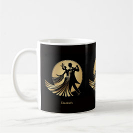 Art Deco Gatsby Roaring 20s Prohibition Gift Name Kaffemugg