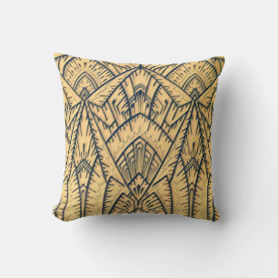 Art Deco Geo Arkitektonisk Kudde