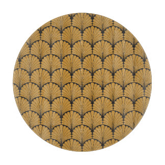 Art Deco Geometric Blommigt Struktur