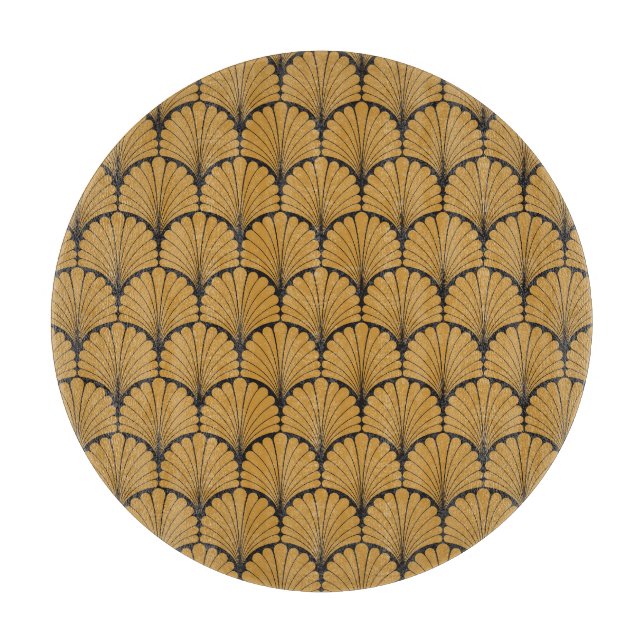 Art Deco Geometric Blommigt Struktur (Framsidan)