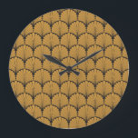 Art Deco Geometric Blommigt Struktur Stor Klocka<br><div class="desc">Art Deco Seamless Mönster. Geometrisk Blommigt dekorativt struktur. Vintage Lämnar snyggtens bakgrund. Geometrisk Blommigt Art Deco Mönster. Perfekt för Luxuriös dekoration. Art Deco Blommigt Elegance: Geometric & Botanical Fusion. deco, bakgrund, fjäder, fläkt, motif, blommigt, mönster, abstrakt, illustration, blomma, struktur, deka, mode, vintage, löv, retro, linje, sömlös, geometrisk, silhouette</div>