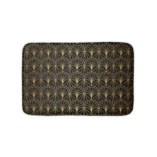 Art Deco Geometric Minimalistic Mönster Badrumsmatta