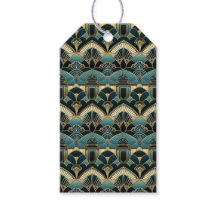 Art Deco Geometric Patterned