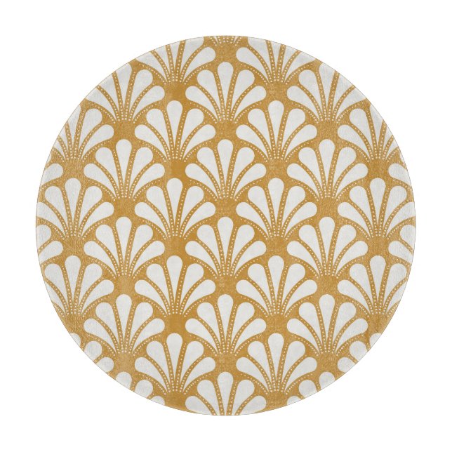 Art Deco Geometric Sea Snäcka (Framsidan)