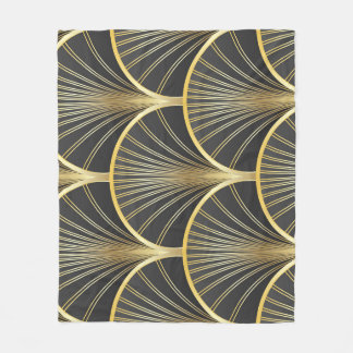 Art Deco Geometric Struktur Illustration Fleecefilt