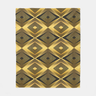 Art Deco: Geometrisk bakgrund för Abstrakt Fleecefilt