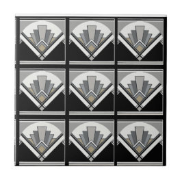 Art Deco geometrisk Kakelplatta