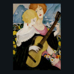Art Deco Gerda Wegener - Luft de Capri Poster<br><div class="desc">Datum:1923. Luft de Capri av Gerda Wegener. Stil: Art nouveau (modern),  Art Deco</div>