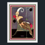 Art Deco "Girl On Chaise" Skriv ut 12 x 16 Poster<br><div class="desc">Färgfull Art Deco Skriv ut "Girl on Chaise" 12 x 16</div>