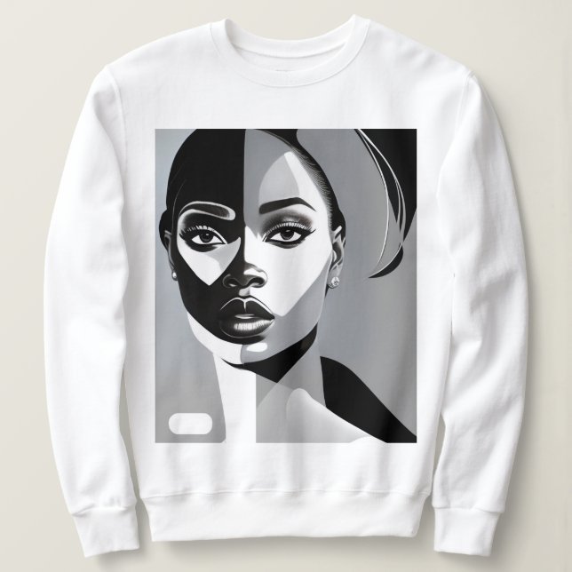 Art Deco Girl T Shirt (Design framsida)